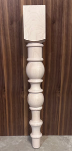 4" Modern Chunky Farmhouse Table Legs