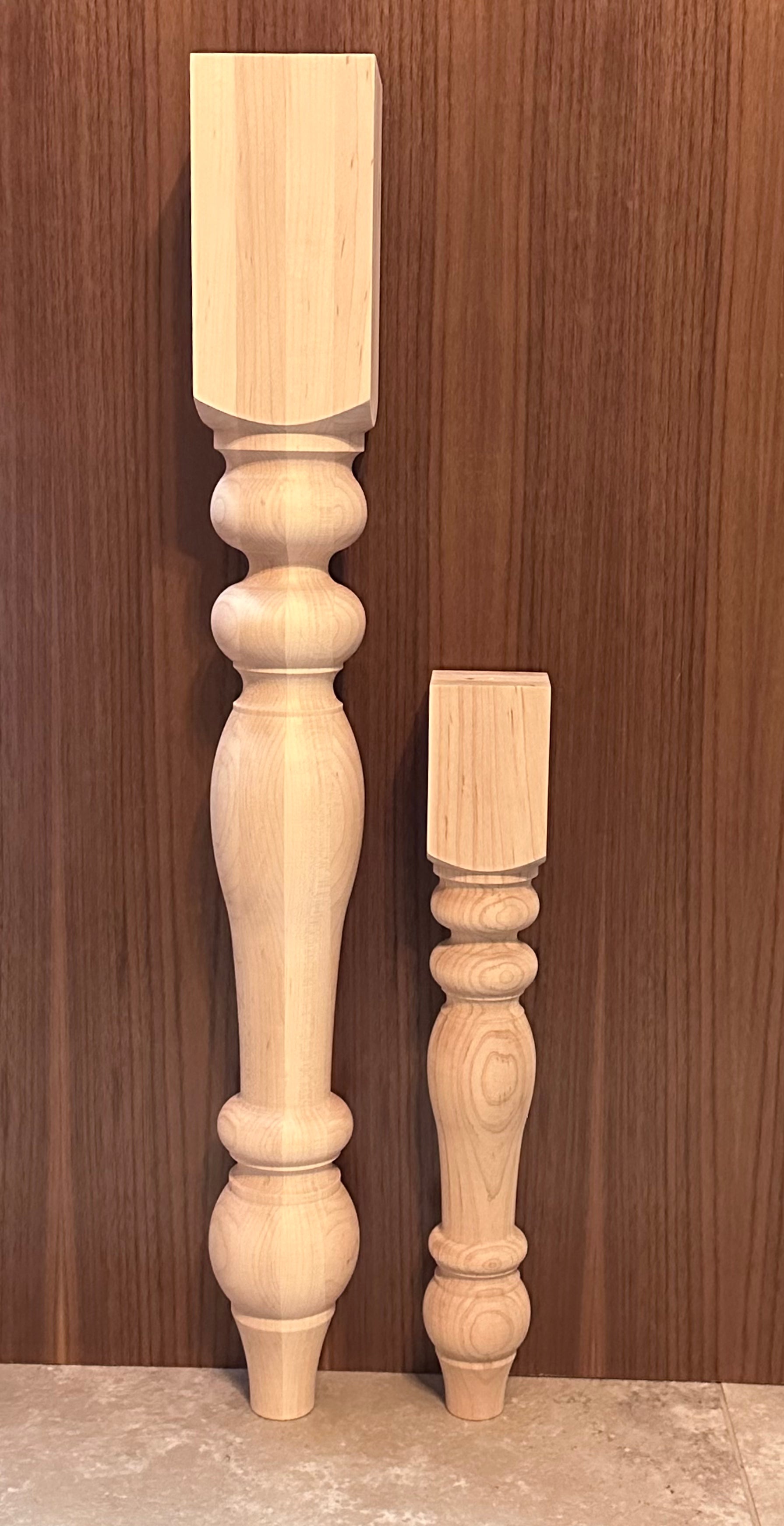2.5" Farmhouse Style Bench Leg