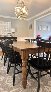 4" Farmhouse Style Table Leg