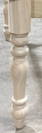 Load image into Gallery viewer, 4&quot; Farmhouse Style Table Leg
