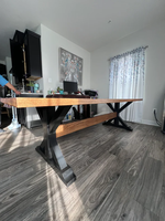 Load image into Gallery viewer, The X Trestle Table
